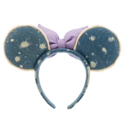 Disneyland Serre-tête à Oreilles De Minnie Lavande En Denim Pour Adultes -Disney Collector Promos Boutique 428403352555 2