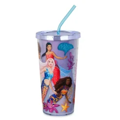 Disney Store Gobelet Ariel Avec Paille, La Petite Sirène (2023) -Disney Collector Promos Boutique 465023952598 3