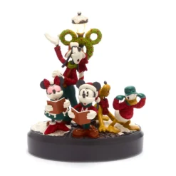 Disney Store Figurine Musicale De Noël Vintage Mickey Et Ses Amis