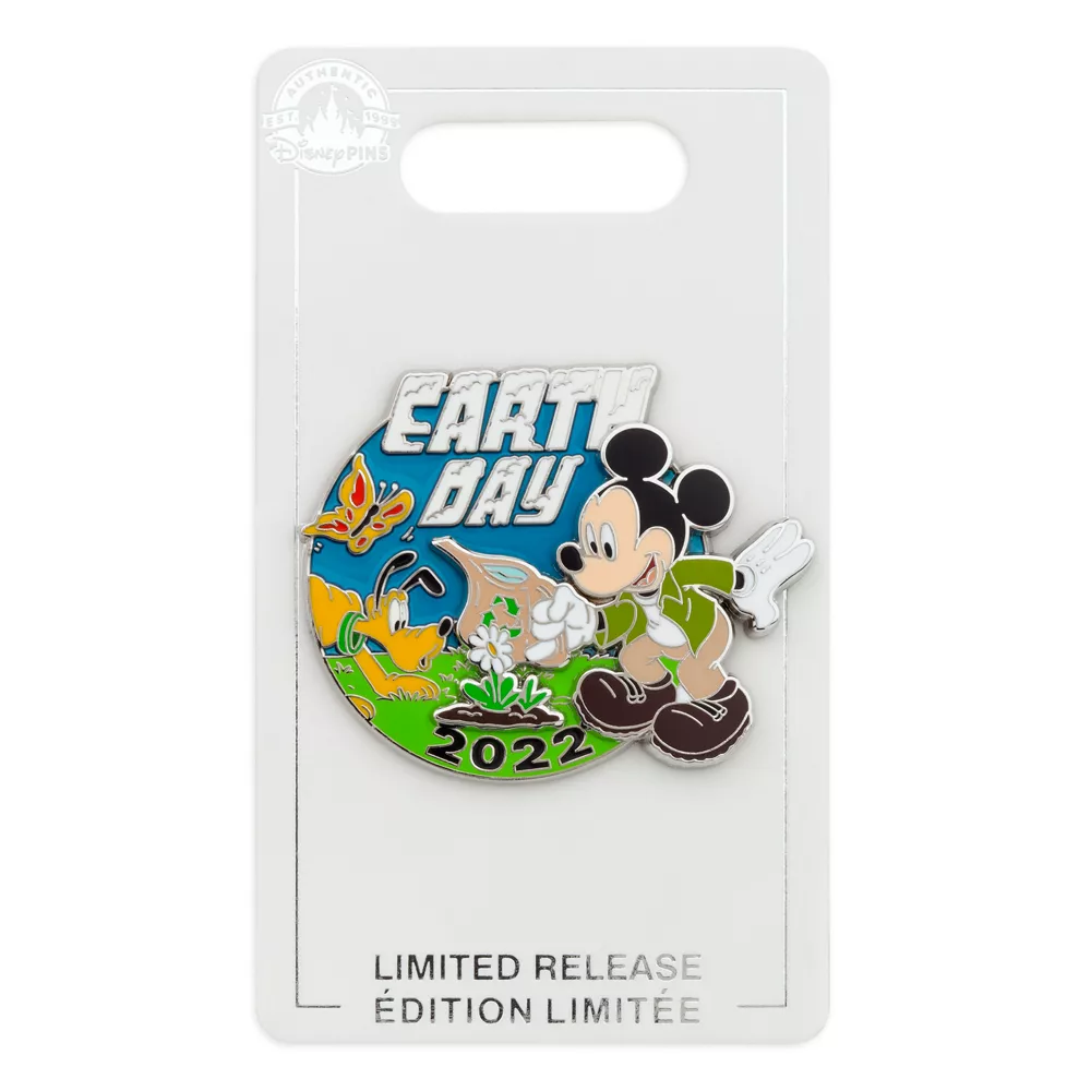 Disney Store Pin's Jour De La Terre Mickey Et Pluto 2022 2 Disney Store Pin's Jour De La Terre Mickey Et Pluto 2022 – Image 2
