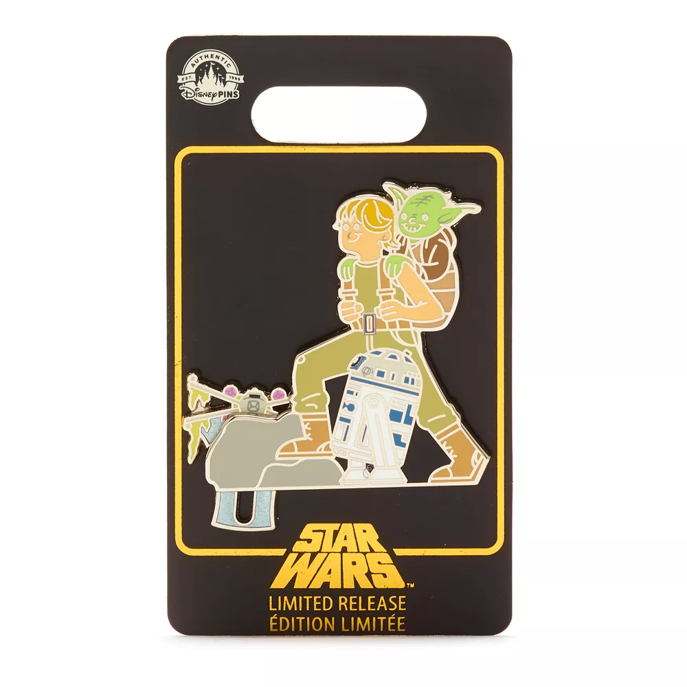 Disney Store Pin's Luke Skywalker Et Ses Amis, Star Wars 2 Disney Store Pin's Luke Skywalker Et Ses Amis, Star Wars – Image 2