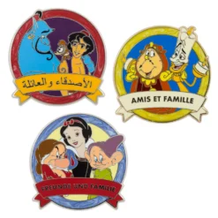 Disney One Family Ensemble De Pin's Mystère "Friends And Family" Multilingue -Disney Collector Promos Boutique 466043290431 3