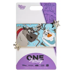 Disney One Family Pin's Olaf Et Sven "Amis Pour La Vie", La Reine Des Neiges -Disney Collector Promos Boutique 466043290509 4