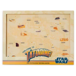 Disney Store Ensemble Carte Et Pin's Star Wars Planets Tatooine En édition Limitée -Disney Collector Promos Boutique 466043530766 2