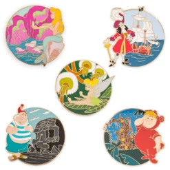 Disney Store Ensemble De Pin's Mystère Peter Pan En édition Limitée 70e anniversaire -Disney Collector Promos Boutique 466043741063 2