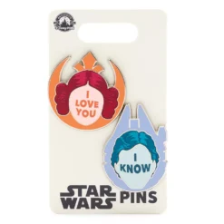 Disney Store Ensemble De Pin's Princesse Leia Et Han Solo, Star Wars 7 Disney Store Ensemble De Pin's Princesse Leia Et Han Solo, Star Wars -Disney Collector Promos Boutique 466043753769 3